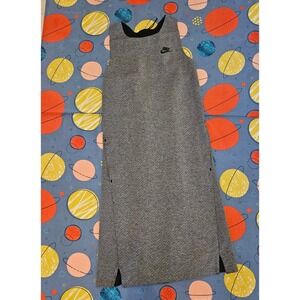 Nike Women's Gray Sleeveless Maxi Dress‎ Athleisure Casual Athletic Size XS